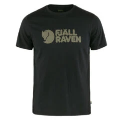 Fjallraven Logo T-Shirt Black