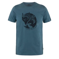 Fjallraven Clothing Deals Store 13 Fjallraven Arctic Fox T-Shirt Indigo Blue