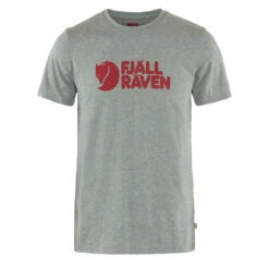 Fjallraven Logo T-Shirt Grey Melange