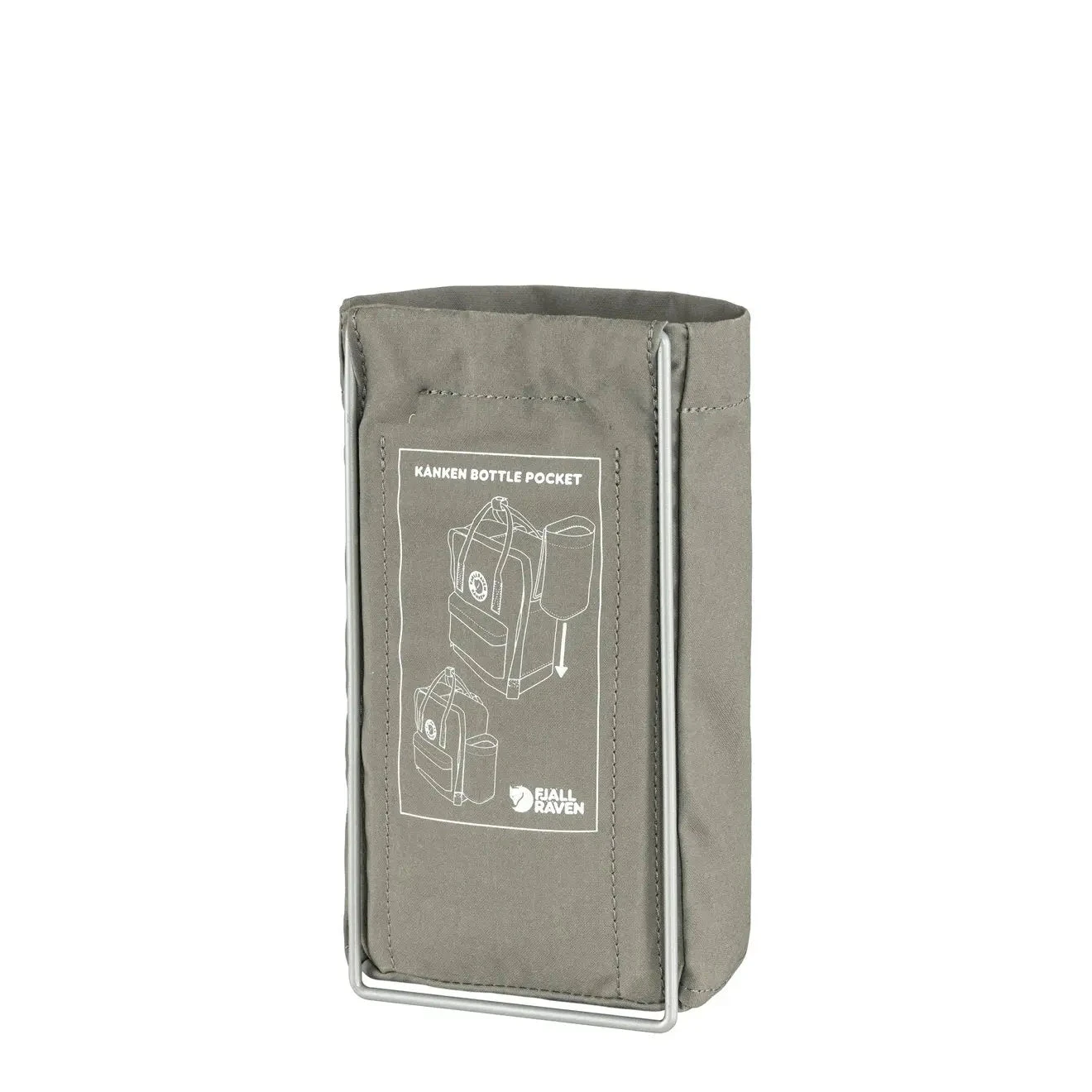 Fjallraven Kanken Bottle Pocket Fog 2 Fjallraven Kanken Bottle Pocket Fog - Image 2