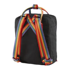 Fjallraven Kanken Rainbow Mini Black Rainbow Pattern -Fjallraven Clothing Deals Store Fjallraven Kanken Rainbow Mini Black Rainbow Pattern 3