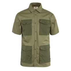 Fjallraven Raven Shirt S/S Green-Laurel Green