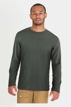 Fjallraven Mens Abisko Wool Long Sleeved T-Shirt -Fjallraven Clothing Deals Store a1824141 7171 f