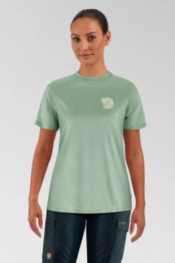 Fjallraven Womens Fox Boxy Logo T-Shirt -Fjallraven Clothing Deals Store b11bac0381 5353 d