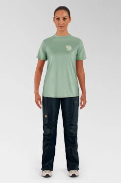 Fjallraven Womens Fox Boxy Logo T-Shirt -Fjallraven Clothing Deals Store b11bac0381 5353 f