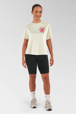 Fjallraven Womens Fjällblomster Logo T-Shirt -Fjallraven Clothing Deals Store b11bac0725 1111 f
