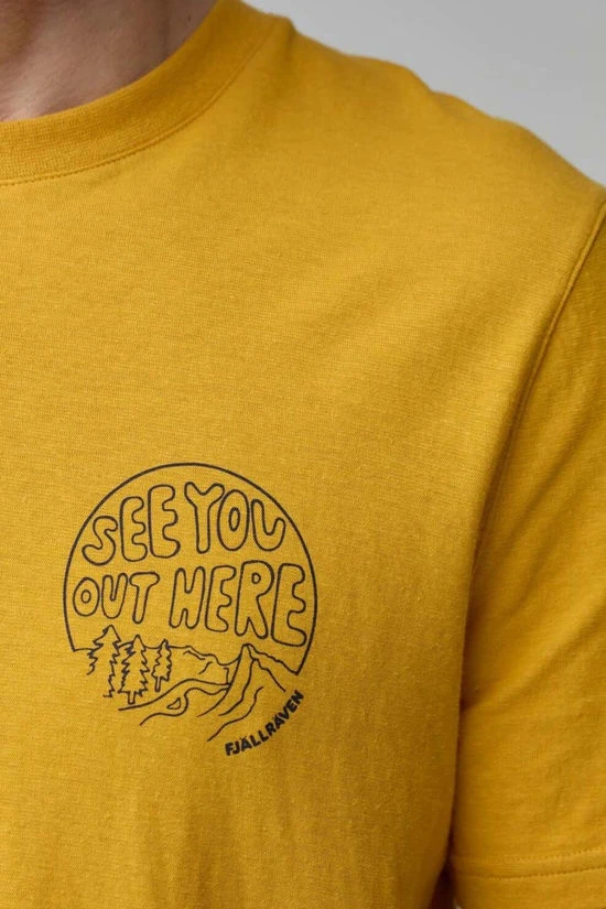 Fjallraven Mens Hemp Blend Out Here T-Shirt 6 Fjallraven Mens Hemp Blend Out Here T-Shirt - Image 6