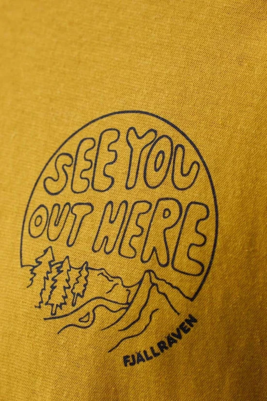 Fjallraven Mens Hemp Blend Out Here T-Shirt 7 Fjallraven Mens Hemp Blend Out Here T-Shirt - Image 7
