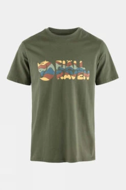 Fjallraven Mens Multicolor Logo T-Shirt