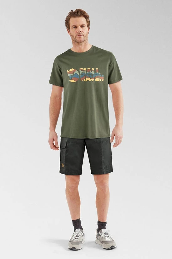 Fjallraven Mens Multicolor Logo T-Shirt 4 Fjallraven Mens Multicolor Logo T-Shirt - Image 4