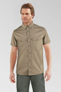 Fjallraven Mens Övik Air Stretch Short Sleeve Shirt -Fjallraven Clothing Deals Store b12bcc0152 6060 d